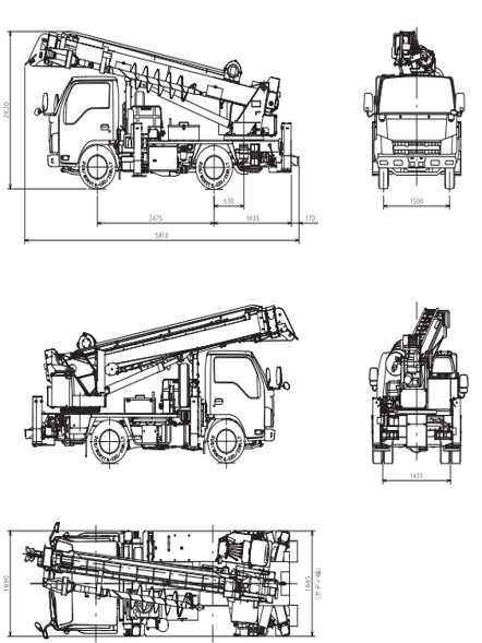 建柱車タイプの図面